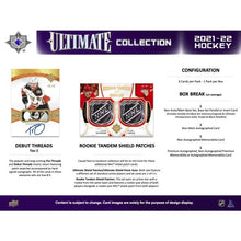 Load image into Gallery viewer, BOUNTY HUNT : 2021/22 Upper Deck Ultimate Collection 16 Box MASTER Case : Team Random #5546