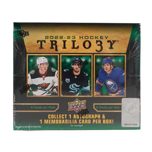 202223 Upper Deck Trilogy Hockey Hobby Box GP Sports Cards