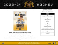 Load image into Gallery viewer, 2023-24 UD Boston Bruins Centennial Hobby Box RIP & SHIP