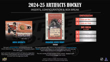 Load image into Gallery viewer, 2024/25 Upper Deck Artifacts 10 Box Case : HIT SELECT #4111