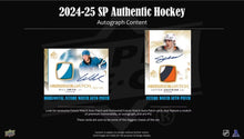 Load image into Gallery viewer, 2024-25 Upper Deck SP Authentic 8 Box Inner Case : Team Random #4910