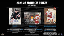 Load image into Gallery viewer, 2025/26 Upper Deck Artifacts 20 Box MASTER Case : Team Select #5019