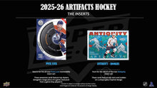 Load image into Gallery viewer, 2025/26 Upper Deck Artifacts 10 Box Inner Case : Team Select #5378