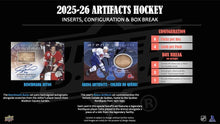 Load image into Gallery viewer, 2025/26 Upper Deck Artifacts 10 Box Inner Case : Team Select #5516
