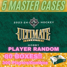 Load image into Gallery viewer, 2023/24 UD ULTIMATE 5 MASTER CASES (80 Boxes) : Player Random #4532