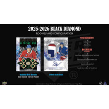 Load image into Gallery viewer, 2025/26 Upper Deck Black Diamond 20 Box DOUBLE MASTER Case : Team Random #5166