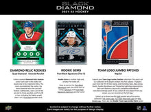 Load image into Gallery viewer, 2021/22 UD Black Diamond CDD 5 Box Case : Team Select #4021