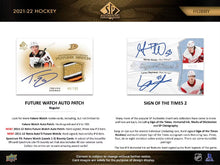Load image into Gallery viewer, 2021/22 Upper Deck SP Authentic 8 Box Case : HIT SELECT #5550