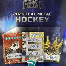 Load image into Gallery viewer, NEW 3 Box Serial Number - 2026 Leaf Metal Legends Hockey Hobby GB #5662
