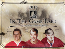 Load image into Gallery viewer, 1 Box Serial Number - 2016 In The Game Used Hockey Hobby GB #6054
