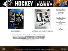 Load image into Gallery viewer, 2021-22 Upper Deck SPx Hockey Hobby Box
