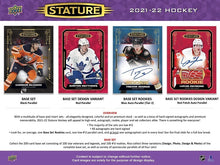 Load image into Gallery viewer, 2021/22 Upper Deck Stature 8 Box Case : Team Select #4791
