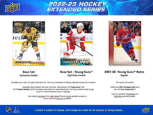 Load image into Gallery viewer, 2022-23 Upper Deck Extended Series Hockey Hobby Box
