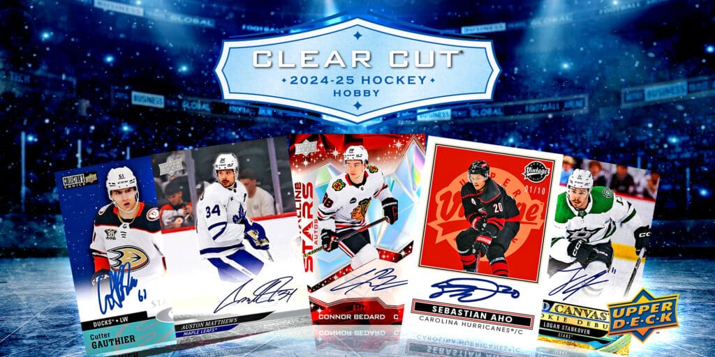 EARLY BIRD 2024-25 Upper Deck Clear Cut 30 Box MASTER Case : Team Random #4921