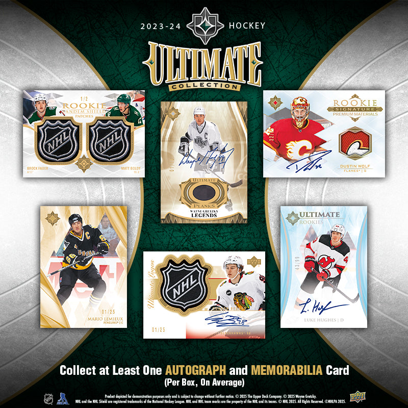 EARLY BIRD 2023/24 Upper Deck Ultimate Collection 32 Box DOUBLE MASTER Case : Team Select #4533