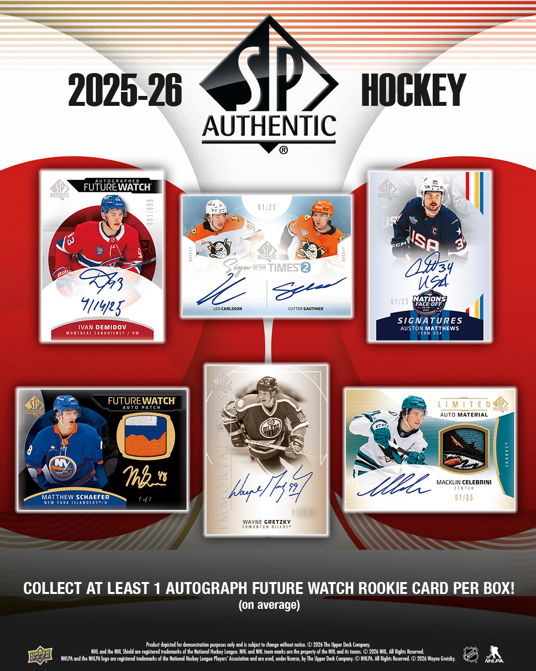 2025/26 Upper Deck SP Authentic 8 Box Case : HIT SELECT #5826 – GP