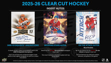 Load image into Gallery viewer, EARLY BIRD 2025-26 Upper Deck Clear Cut 30 Box MASTER Case : Team Random #5920
