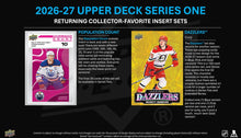 Load image into Gallery viewer, 2026/27 Upper Deck Series 1 Hobby 12 Box MASTER Case : Team Select #6037
