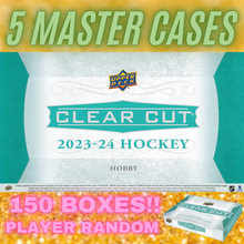 Load image into Gallery viewer, 2023/24 Upper Deck Clear Cut 5 MASTER CASE (150 BOXES) : Player Random #4169
