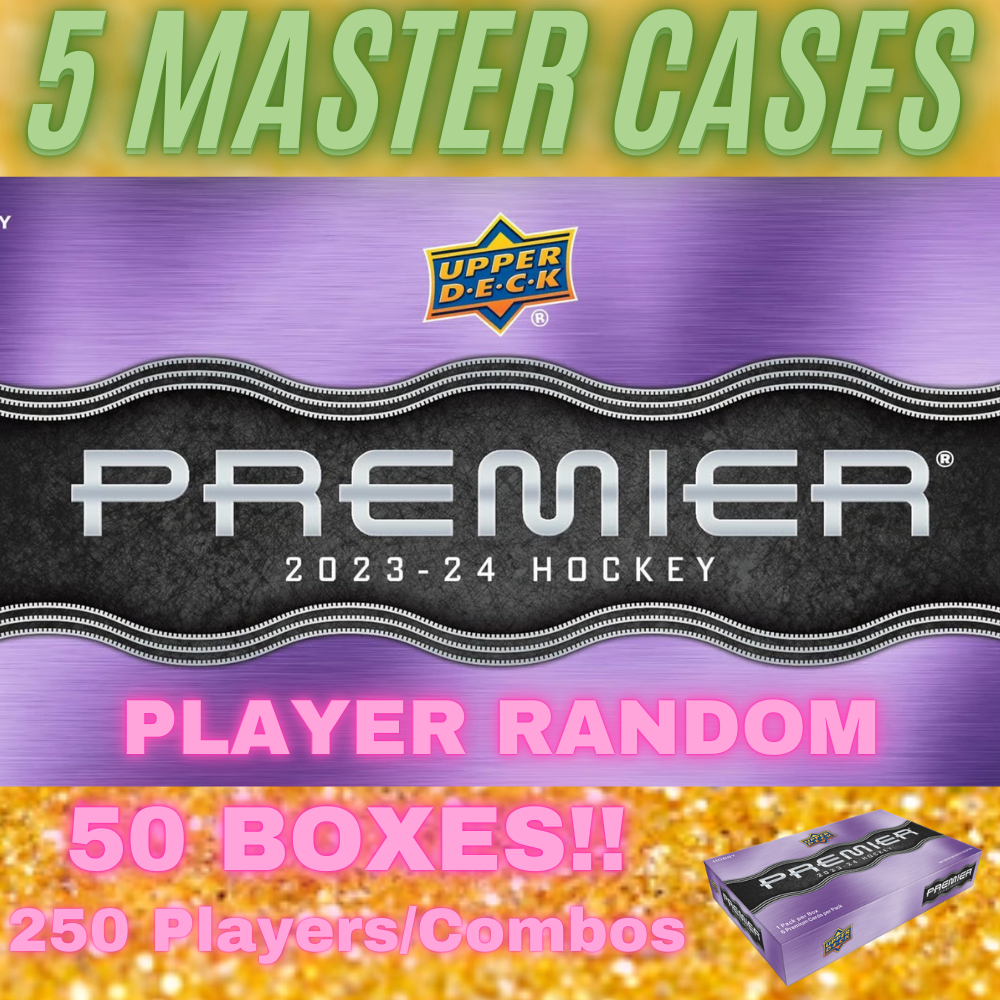 2023/24 UD PREMIER 5 MASTER CASES (50 Boxes) : Player Random #4361
