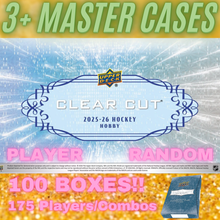 Load image into Gallery viewer, 2025/26 Upper Deck Clear Cut 3+ MASTER CASE (100 BOXES) : Player Random #5921
