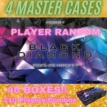 Load image into Gallery viewer, 2025/26 Upper Deck Black Diamond 4 MASTER CASE (40 BOXES) : Player Random #5167
