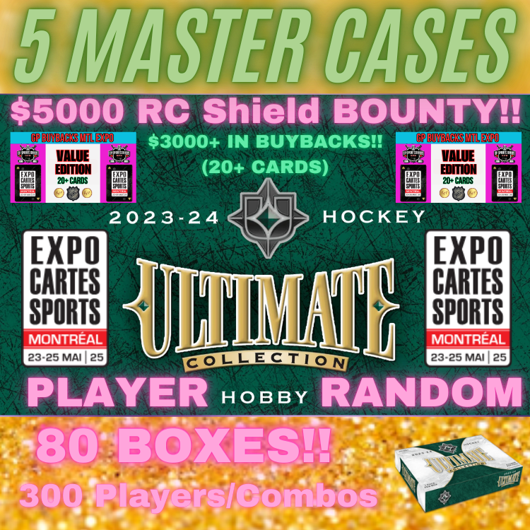 2023/24 UD ULTIMATE 5 MASTER CASES (80 Boxes) : Player Random #4650