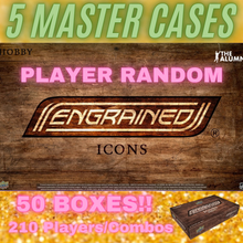 Load image into Gallery viewer, 2024/25 Upper Deck Engrained Icons 5 MASTER CASE (50 BOXES) : Player Random #5254
