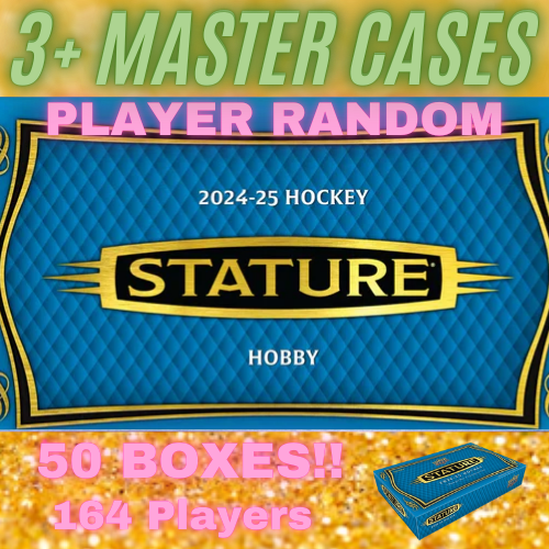 2024/25 Upper Deck Stature 3+ MASTER CASE (50 BOXES) : Player Random #5005