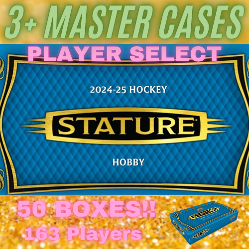 2024/25 Upper Deck Stature 3+ MASTER CASE (50 BOXES) : Player Select #4999