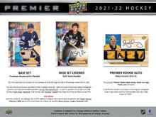 Load image into Gallery viewer, 2021/22 Upper Deck Premier 5 Box Inner Case : Team Select #4089
