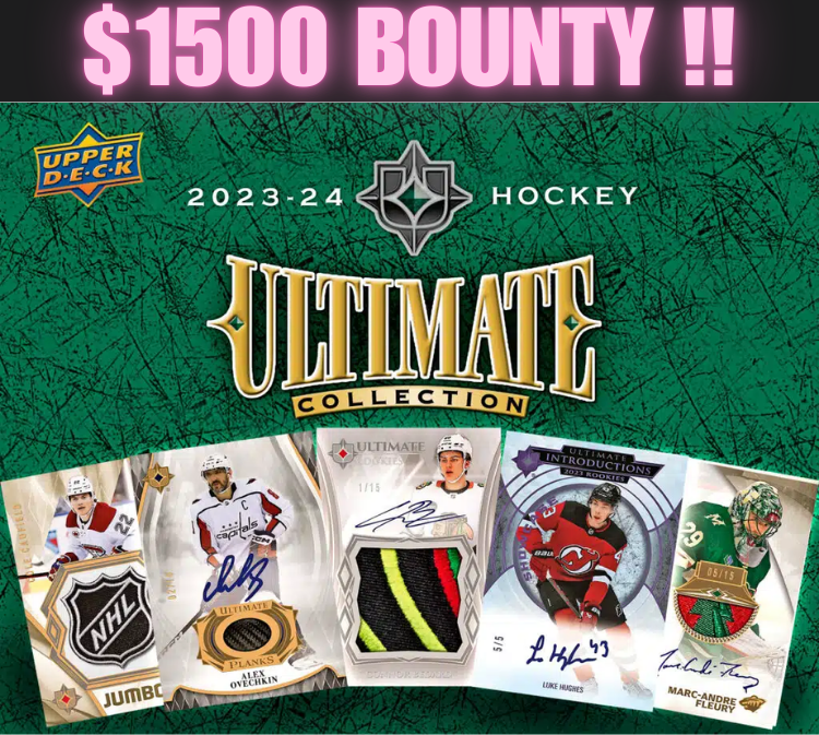 2023/24 Upper Deck Ultimate Collection 16 Box MASTER Case : Team Select #4577