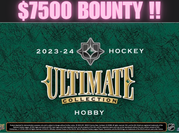 BOUNTY HUNT !! 2023/24 Upper Deck Ultimate Collection 8 Box Inner Case : Team Select #4840